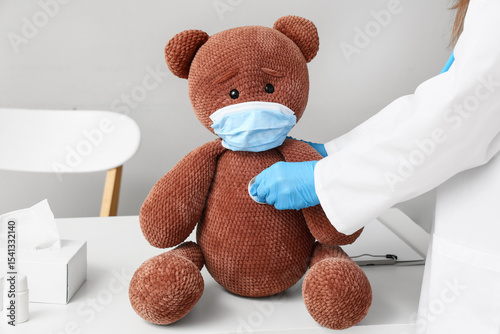 Female doctor with stethosc...