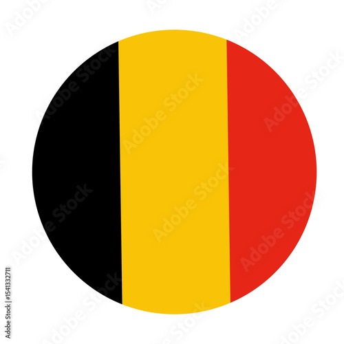 belgian flag button