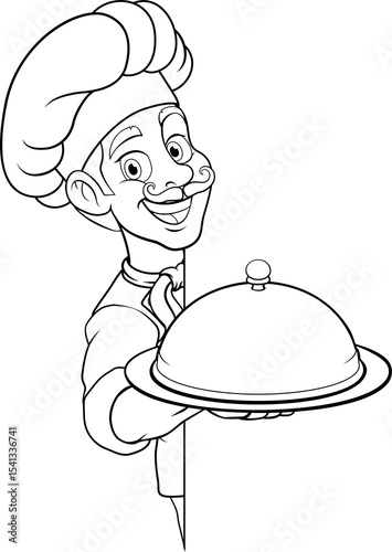 Chef Baker Cartoon Cook Mas...