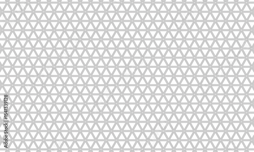 6つに分けられた三角の二重線が並ぶネット