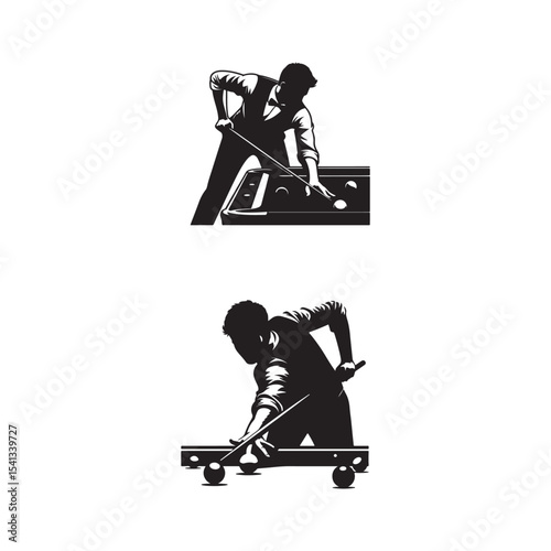 people playing snooker
