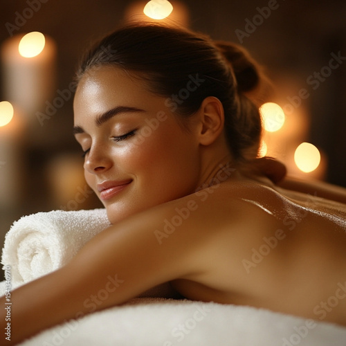woman in spa