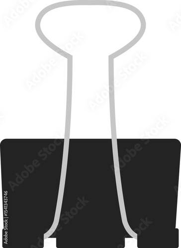Black Binder Clip