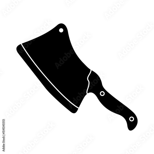 Kitchen knife icon vector. Cook knife illustration sign. Chef symbol. Cook logo.