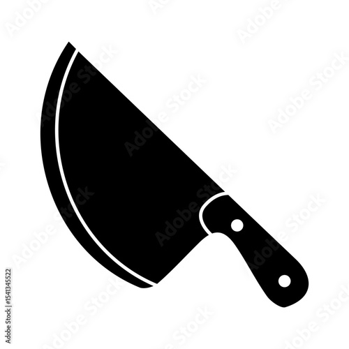 Kitchen knife icon vector. Cook knife illustration sign. Chef symbol. Cook logo.