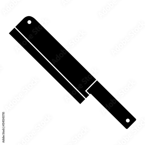 Kitchen knife icon vector. Cook knife illustration sign. Chef symbol. Cook logo.