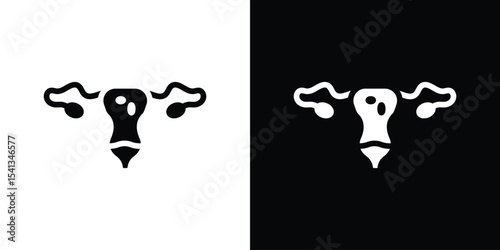 Pelvic inflammatory disease icon in flat black solid vector set