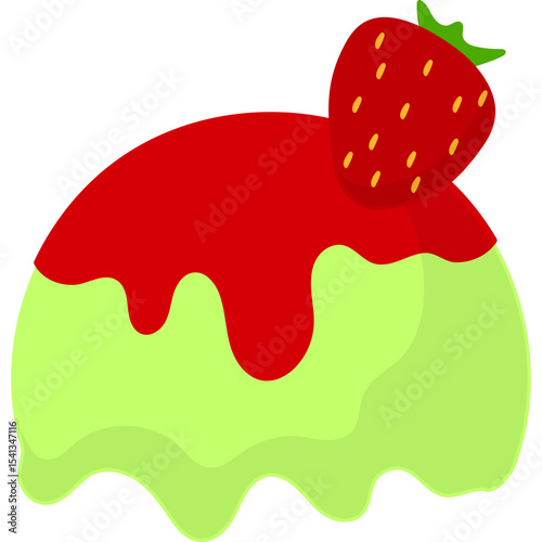 Ice Cream Scoop Illustration