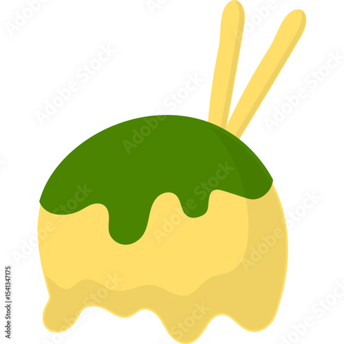 Ice Cream Scoop Illustration