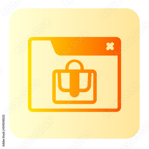 browser gradient icon