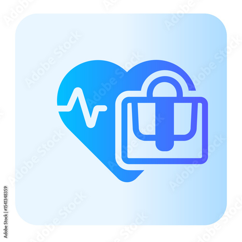 cardiogram gradient icon