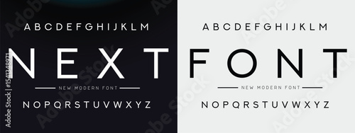 Creative modern technology alphabet fonts. Abstract typography urban sport, techno , fashion, digital, future creative logo font. vector illustration.