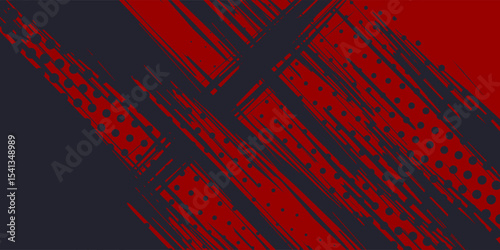 Sports background design with abstract modern template. Abstract Scratch Red Grunge Texture In Black Background Design