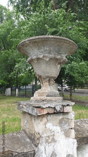 architecture, old, ancient, destruction, park, unkempt, without repair