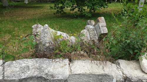 architecture, old, ancient, destruction, park, unkempt, without repair