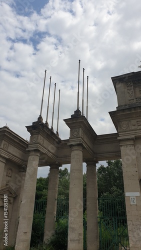 architecture, old, ancient, destruction, park, unkempt, without repair