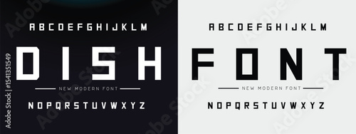 Creative modern technology alphabet fonts. Abstract typography urban sport, techno , fashion, digital, future creative logo font. vector illustration.