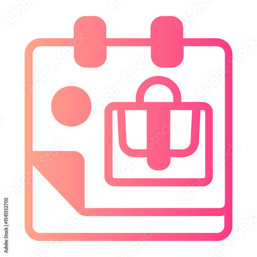 calendar gradient icon