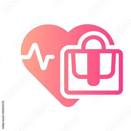cardiogram gradient icon