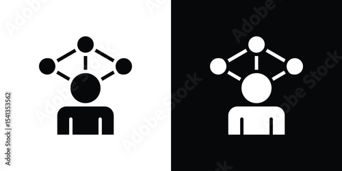 Skillsfor banner and packaging design. Vector illustration icon in flat black solid vector set