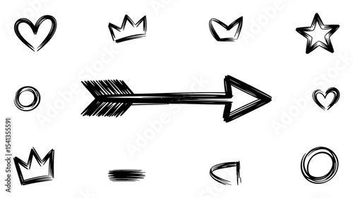 set of arrows icons