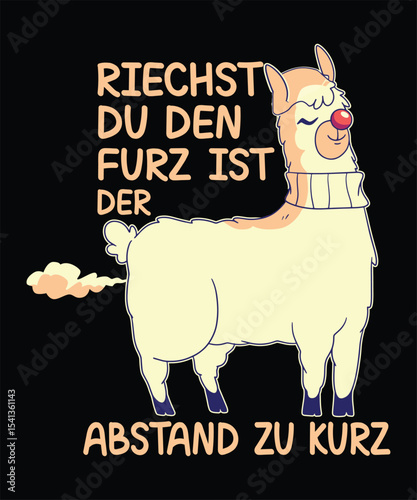 Riechst Du Den Furz Ist Der Abstand Zu Kurz T-Shirt Design, Typography, Vector Illustration