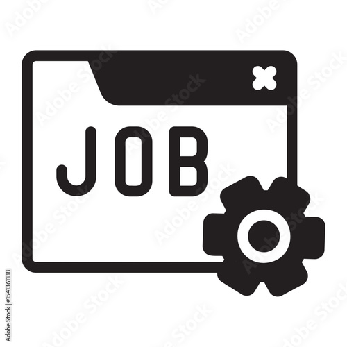 job glyph icon