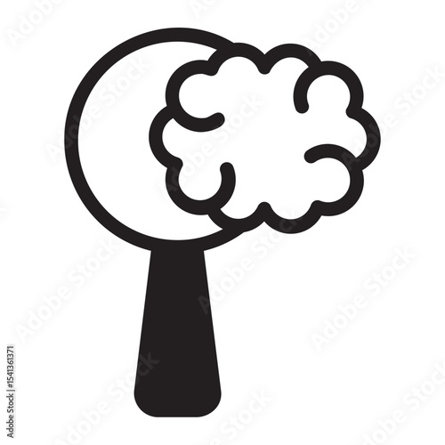 headhunting glyph icon