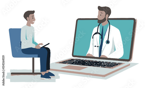 Online Doctor Consultation with Patient and Virtual Healthcare Setting