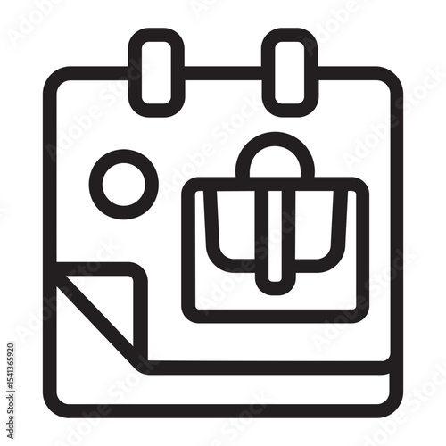 calendar line icon