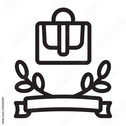 emblem line icon