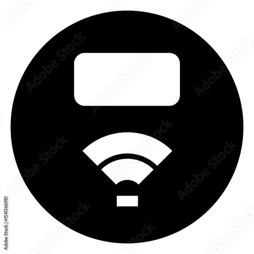 smart home solid icon set