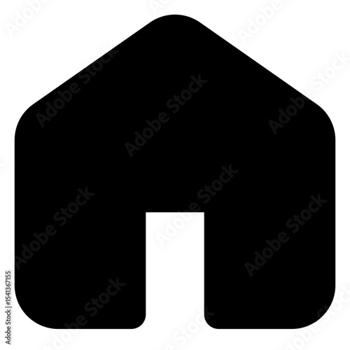 smart home solid icon set