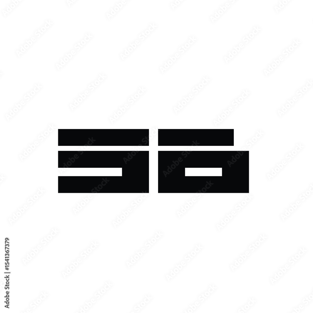 SB monogram logo design letter text name symbol monochrome logotype alphabet character simple logo SB monogram logo design letter text name symbol monochrome logotype alphabet character simple logo