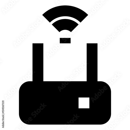 smart home solid icon set