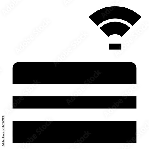 smart home solid icon set
