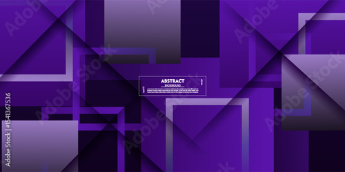 Abstract purple overlapping square 3D background. Simple pattern design. Vector eps10