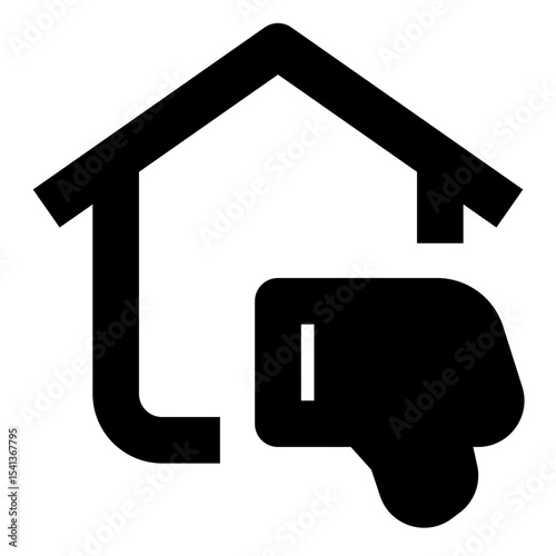 smart home solid icon set