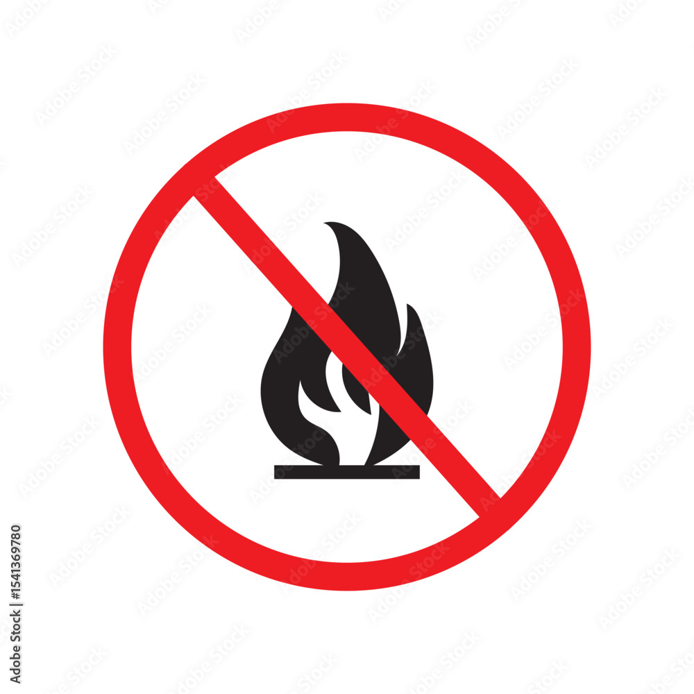 No fire forbidden flame warning danger prohibited sign safety caution Flame not allowed. Flammable symbol illustration on transparent background. No fire forbidden flame warning danger prohibited sign safety caution Flame not allowed. Flammable symbol illustration on transparent background.