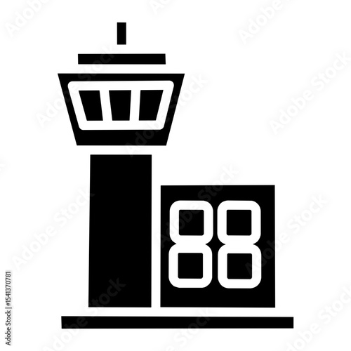 Airport icon design 