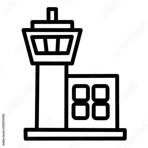 Airport icon design 