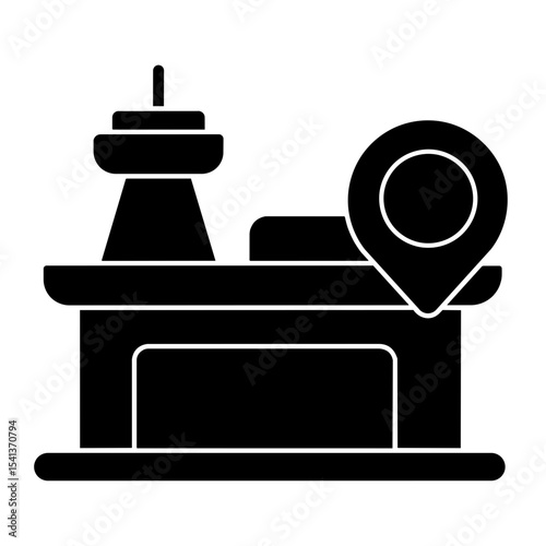 Airport icon design 