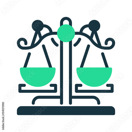 Fairness line icon. Universal creative premium symbol. Vector sign icon logo template. Vector illustration