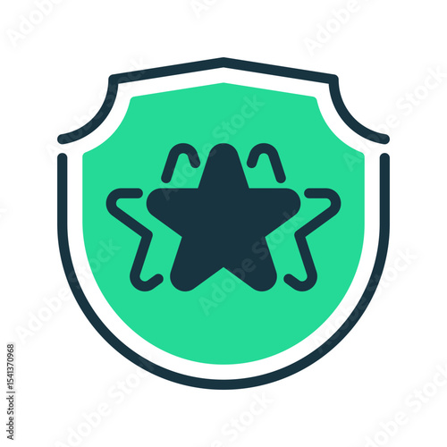 Courage line icon. Universal creative premium symbol. Vector sign icon logo template. Vector illustration