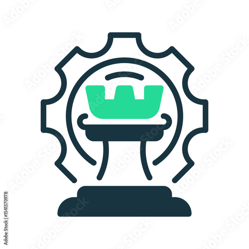 Strategic Thinking line icon. Universal creative premium symbol. Vector sign icon logo template. Vector illustration