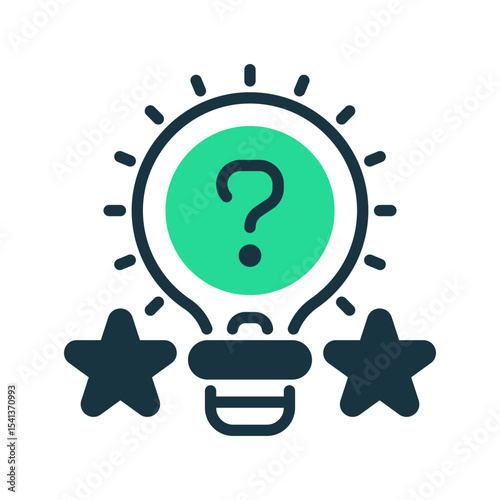 Curiosity line icon. Universal creative premium symbol. Vector sign icon logo template. Vector illustration