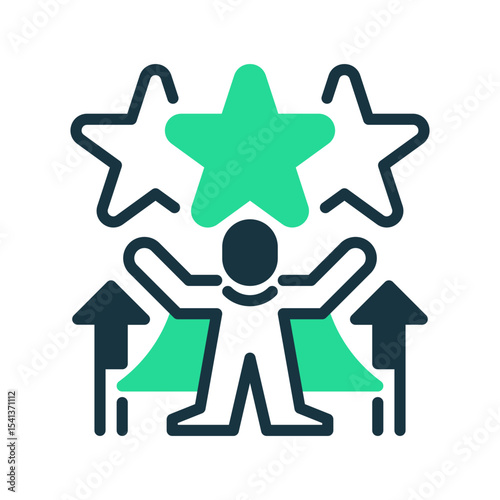Leadership line icon. Universal creative premium symbol. Vector sign icon logo template. Vector illustration