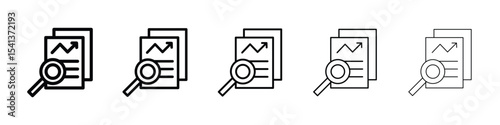 Auditors icon for mobile concept and web design.