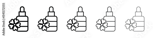 Bach flowers icon for mobile concept and web design.