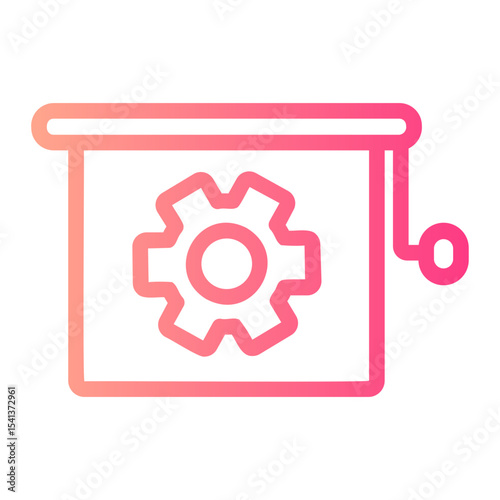 presentation gradient icon
